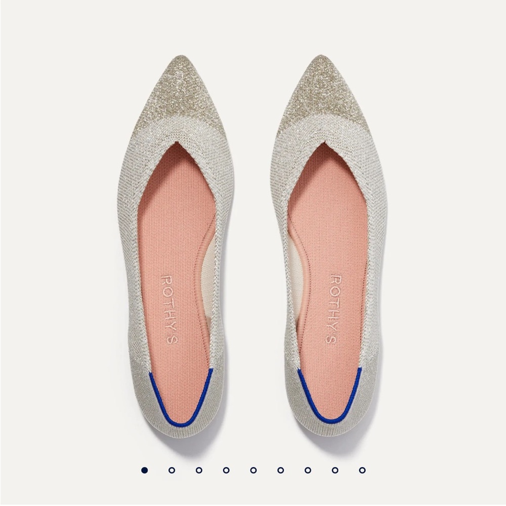 Rothy's Women's Silver Flats